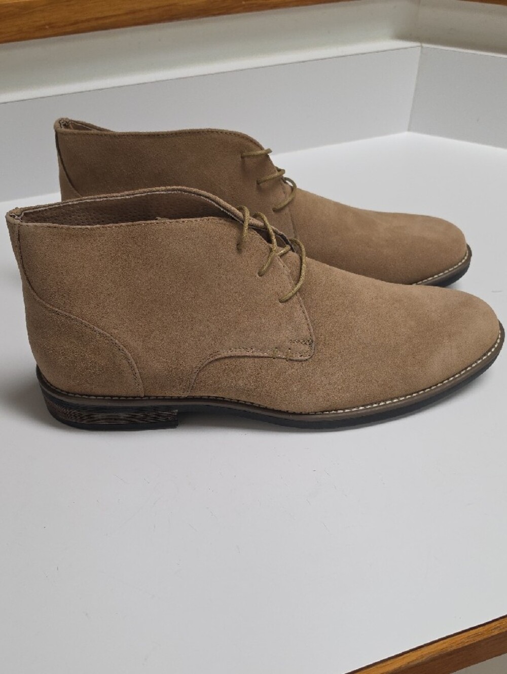 Bruno Marc "Urban" Suede Chukka Boots - Camel - Size 15 - Picture 3 of 11